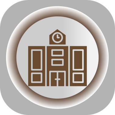 Benzersiz ev vektör simgesi