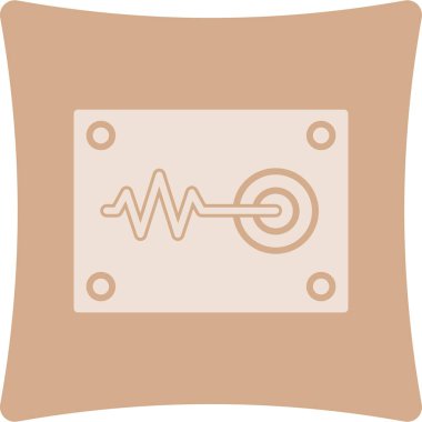 yastık simge vektör çizim