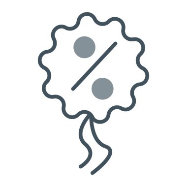 çiçek simgesi vektör illüstrasyonu