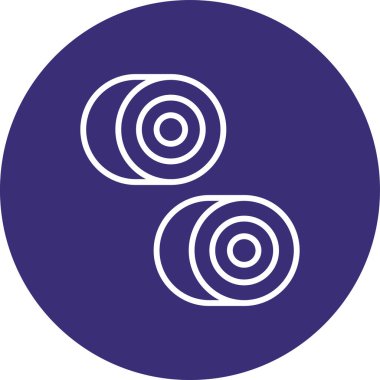 vektör ay simgesi illüstrasyonu