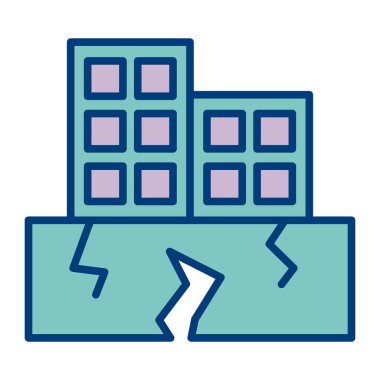 Pencereli kırık bina