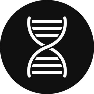 DNA. Web simgesi basit tasarım