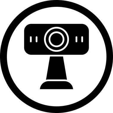 Kamera. Web simgesi basit tasarım