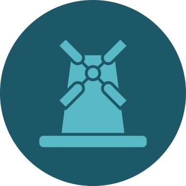 Benzersiz kumaş vektör çizgisi simgesi