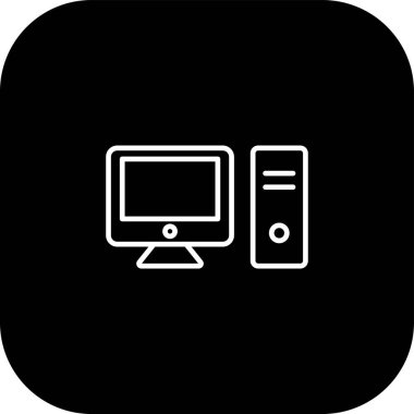 pc simge vektör çizim tasarımı