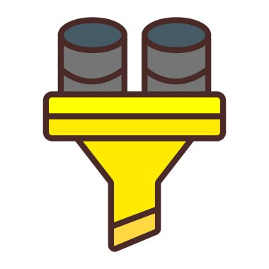 boru vektör simgesi ile boru