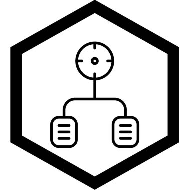 Seo simgesinin vektör illüstrasyonu