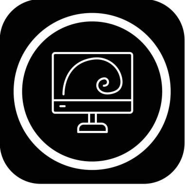 seo modern simgesinin vektör illüstrasyonu