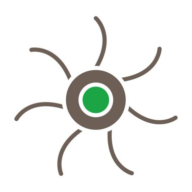 Yeşil yapraklı ekoloji doğa simgesi