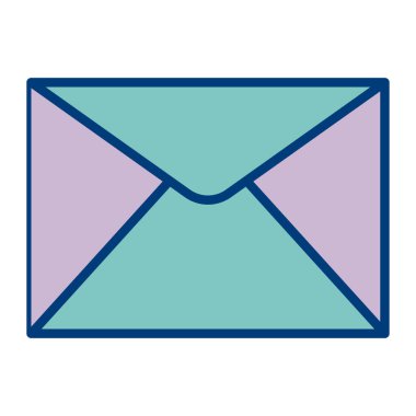 zarf iletisi simgesi izole edildi