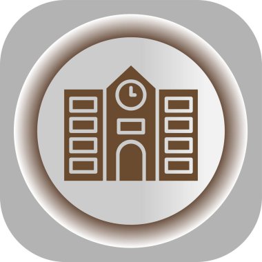 Benzersiz yapı vektörü simgesi