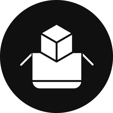 vektör dağıtım simgesi illüstrasyonu