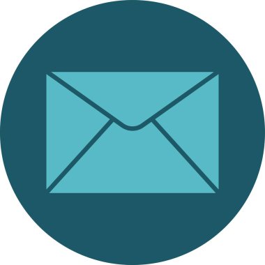 zarf simgesi vektör illüstrasyonu