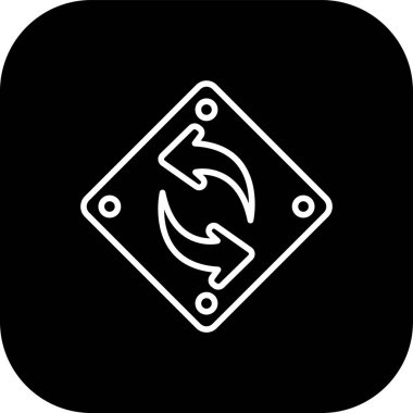 Bir web simgesinin vektör illüstrasyonu