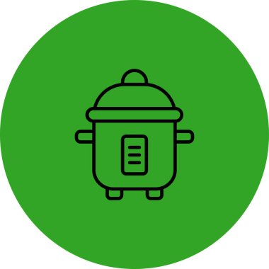 Çaydanlığın eşsiz vektör simgesi