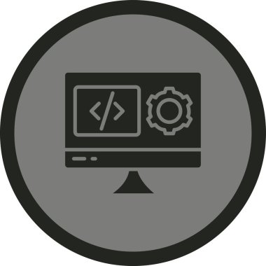 seo modern simgesinin vektör illüstrasyonu