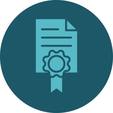 Rozet. Web simgesi vektör illüstrasyonu