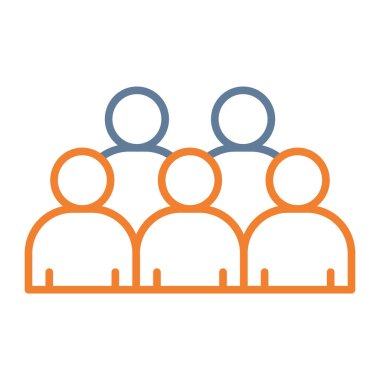 insanlar simge çizimi tasarımı