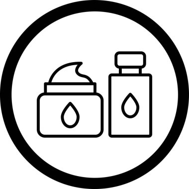 yağ şişesi simgesi, vektör illüstrasyonu