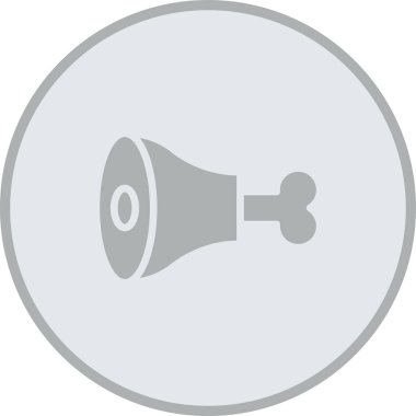 Konuşmacı. Web simgesi basit illüstrasyon