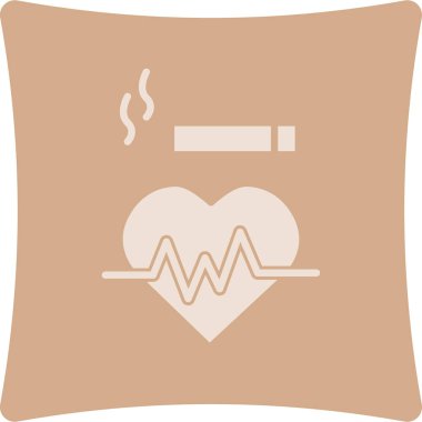 Kalp ikonu vektör illüstrasyonu