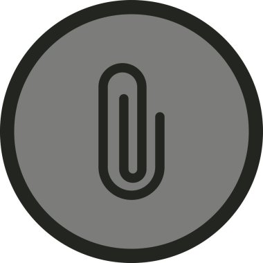 Bir çember simgesinin vektör illüstrasyonu