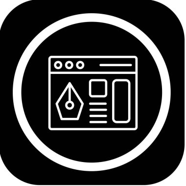 Gıda simgesinin vektör illüstrasyonu