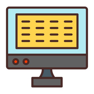 Web ve tasarım renk vektörü simgesi