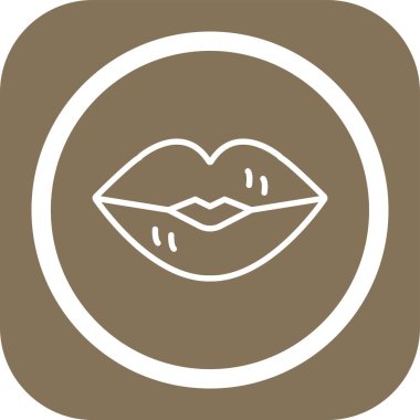 Dudakların vektör simgesi