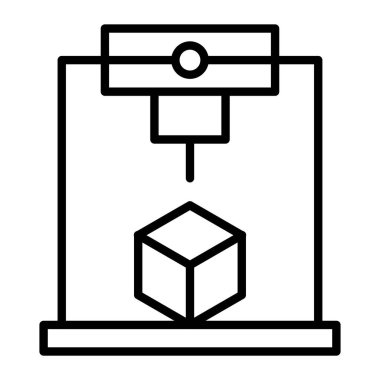 paket kutusu satırı, vektör illüstrasyonu