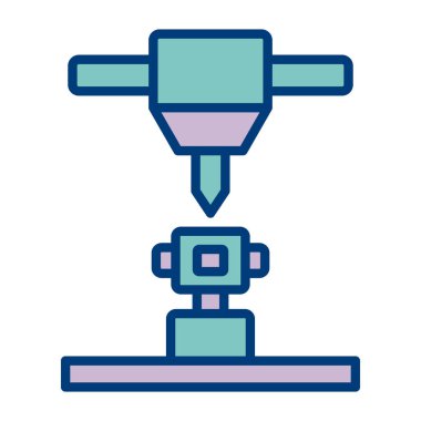 mikroskop laboratuvar simgesi, özet biçimi