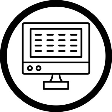 seo modern simgesinin vektör illüstrasyonu