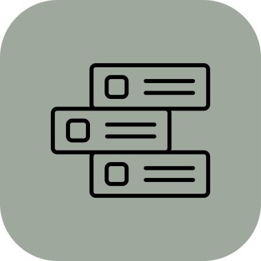 Modern beyaz arkaplanın vektör simgesi