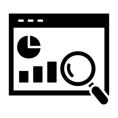 veri analiz simgesi tasarımı