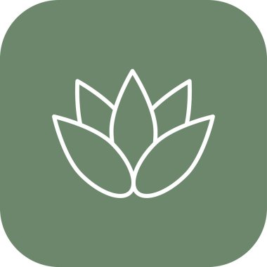 Yaprak simgesi, vektör illüstrasyonu