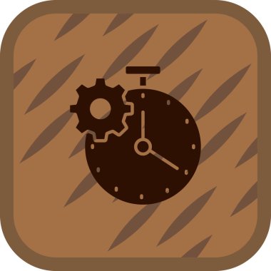 Modern b 'nin vektör gösterimi simgesiz saat