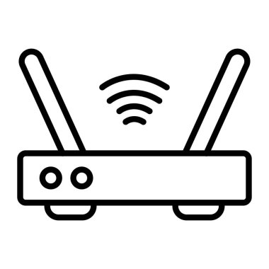 Wifi simgesi, vektör illüstrasyonu