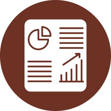 Çizelge. Web simgesi basit illüstrasyon