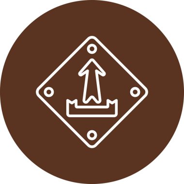 ok simgesinin vektör illüstrasyonu