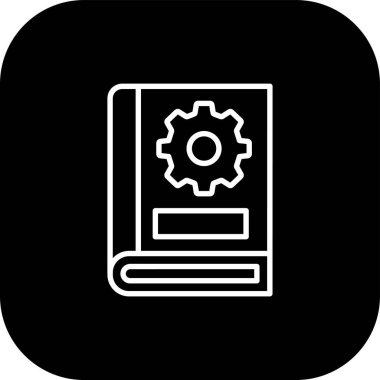 kitap simgesi vektör illüstrasyonu