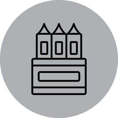 Yapı simgesinin vektör illüstrasyonu