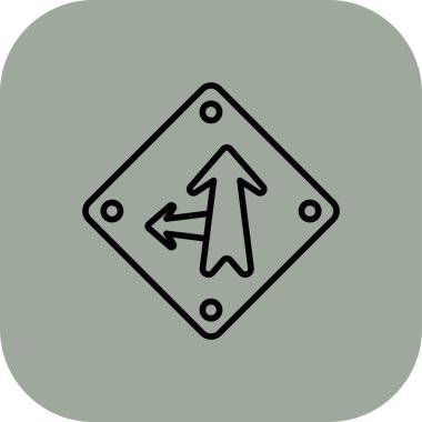 ok simgesi vektör illüstrasyonu