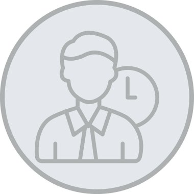 Sırt çantalı bir adamın vektör çizimi