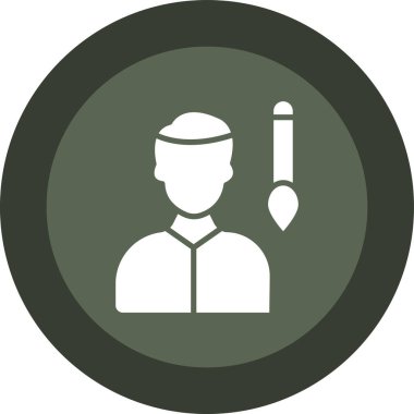 Modern simgenin vektör illüstrasyonu