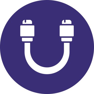 Mıknatıs Web simgesi basit illüstrasyon