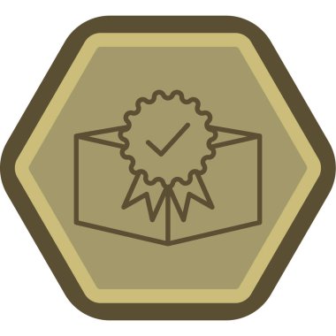 Bir kutu yıldızının vektör illüstrasyonu