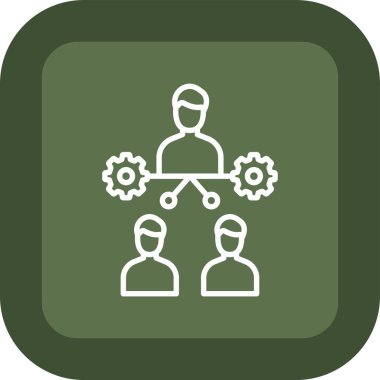 Takım simgesi vektör illüstrasyonu