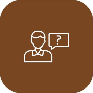 İş adamı simgesinin vektör illüstrasyonu