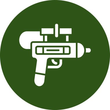 Bir benzin istasyonu simgesinin vektör illüstrasyonu