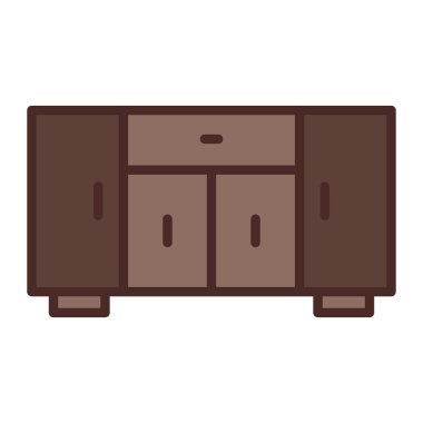 göğüs vektörü düz renk simgesi